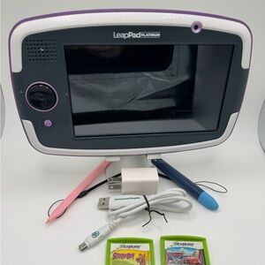 LeapFrog LeapPad Platinum 7" WiFi Kids Learning Tested Bundle